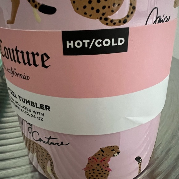Juicy Couture NWT Pink Themed Stainless Steel
24 oz hot and cold tumbler - Picture 7 of 12